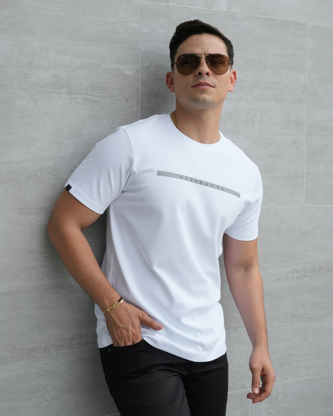 Camiseta cuello redondo
