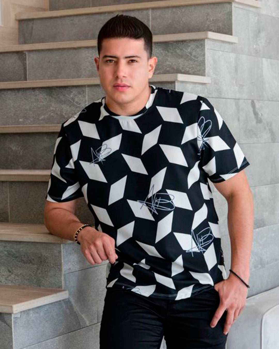 Camiseta semi oversize