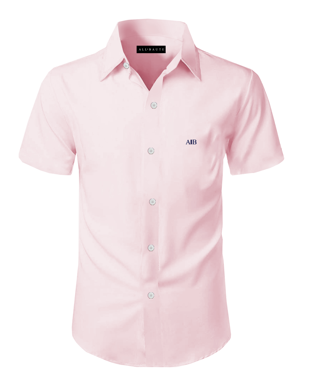Short-sleeved cotton shirt