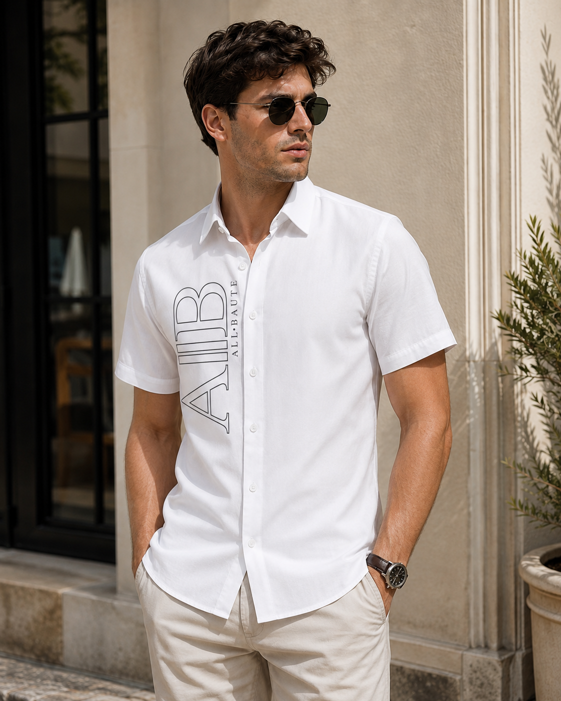 Camiseta en algodón