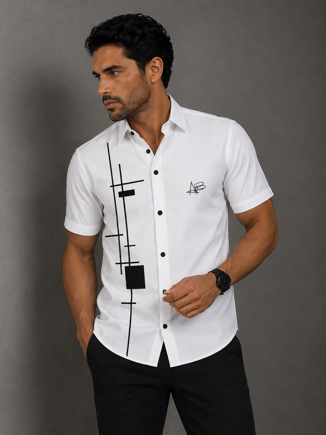 Camisa en algodón