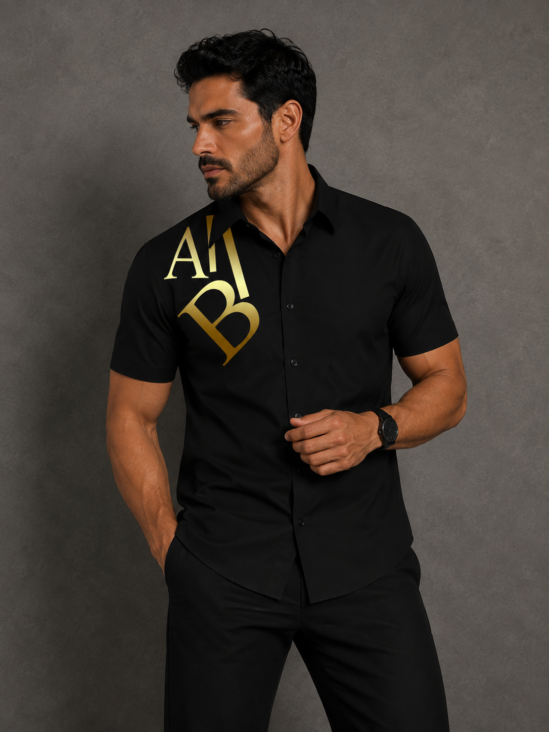 Camisa en algodón - Giovanni
