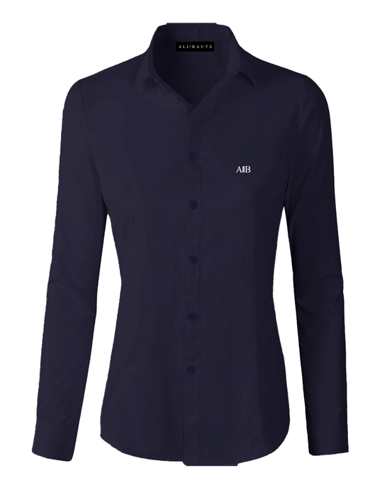 Camisa en algodón manga larga