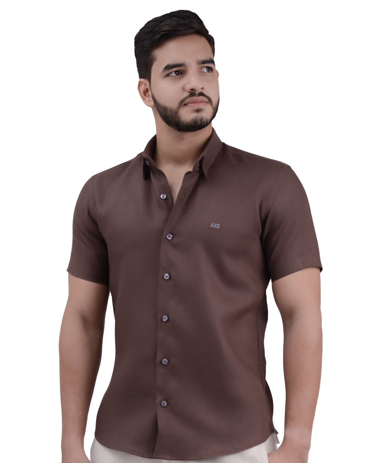 Camisa en lino-Gianni