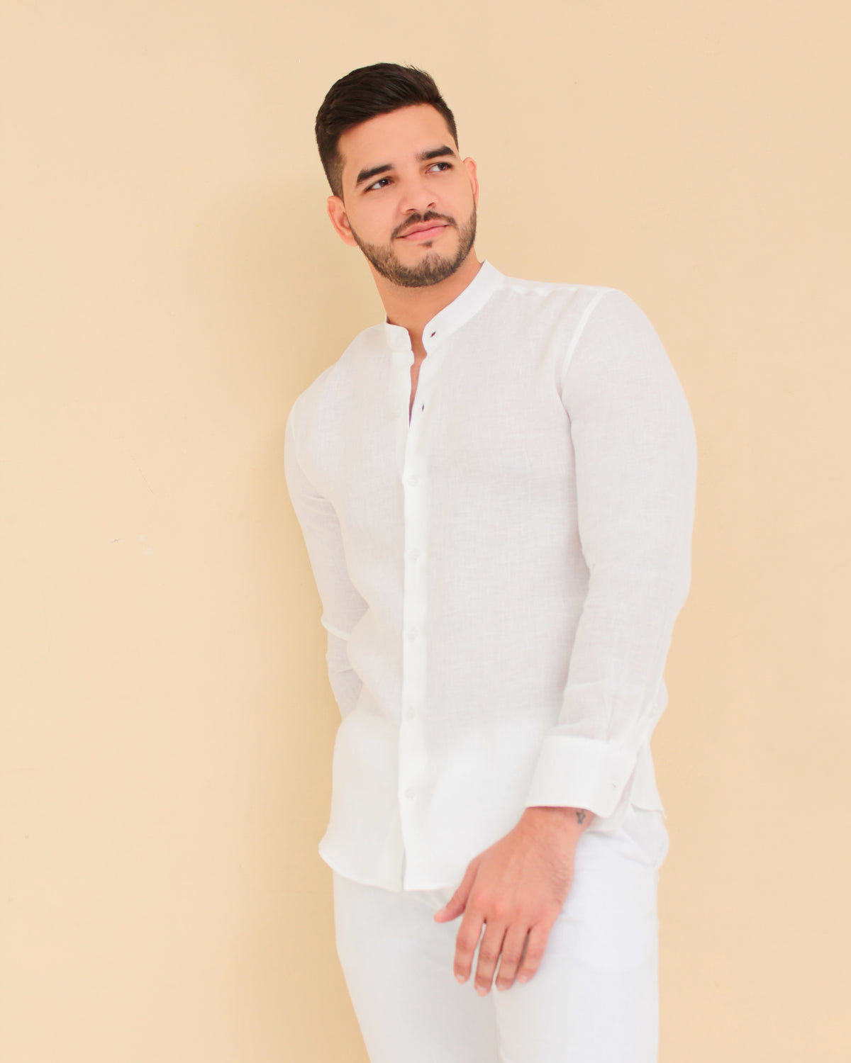 Camisa manga larga Lino