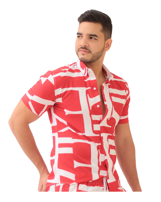 Camisa Casual-Monogram